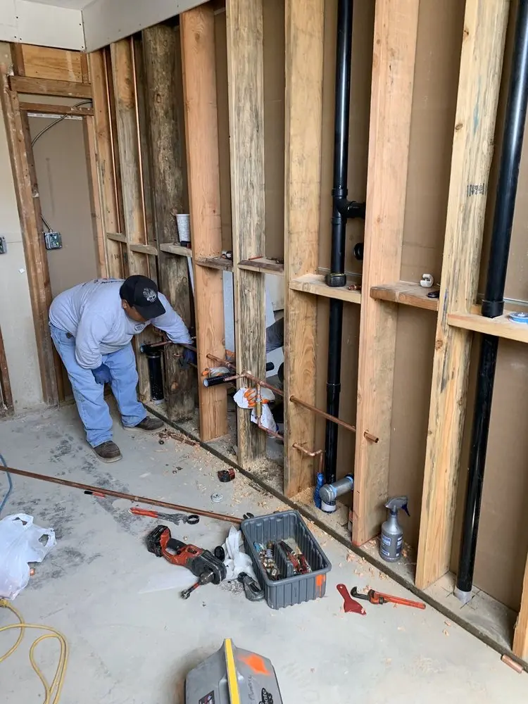 Commercial rough-in plumbing for Gas Line Repair in Lake City